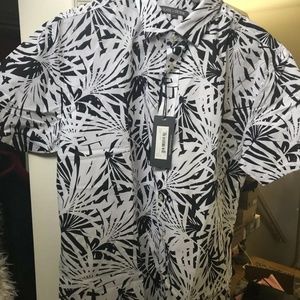 Mens Slate & Stone Floral Casual Shirt Size 2XL